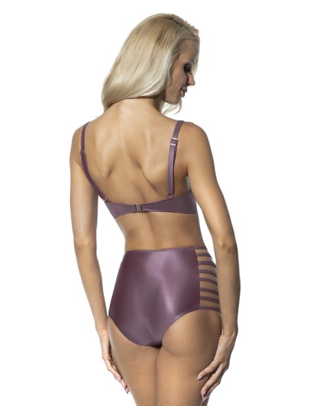 Two-piece swimsuit połyskujący panties with...