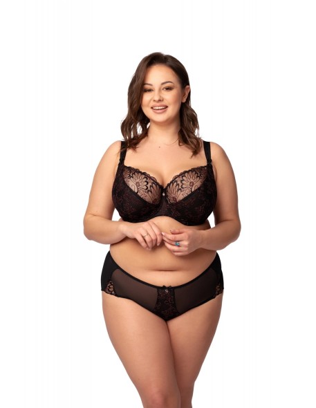 Tattoo Soft czarno/miedziany - Bra Nessa