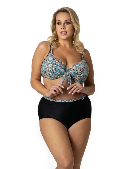 Two-piece swimsuit with usztywnianymi miskami, full briefs Primo