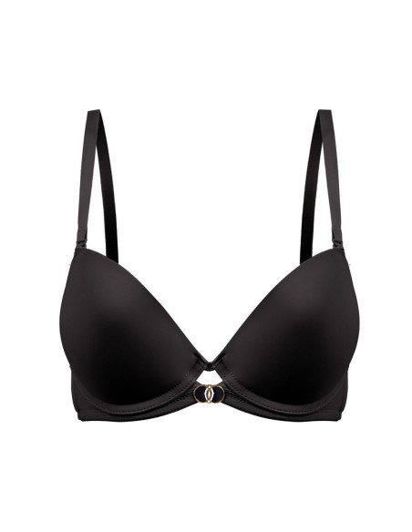 Biustonosz nela push up 19241 black Mediolano