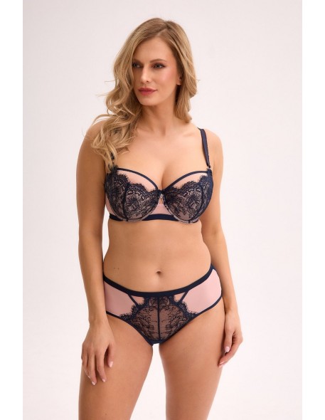 Biustonosz semi-soft aina art. 1273 granat Gaia