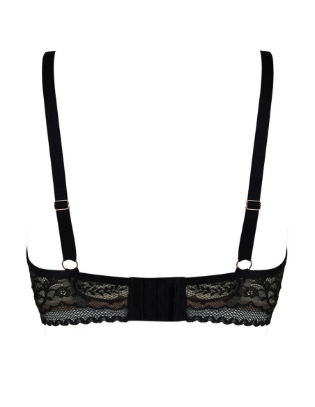 Biustonosz feel bralette long 19236 black Mediolano
