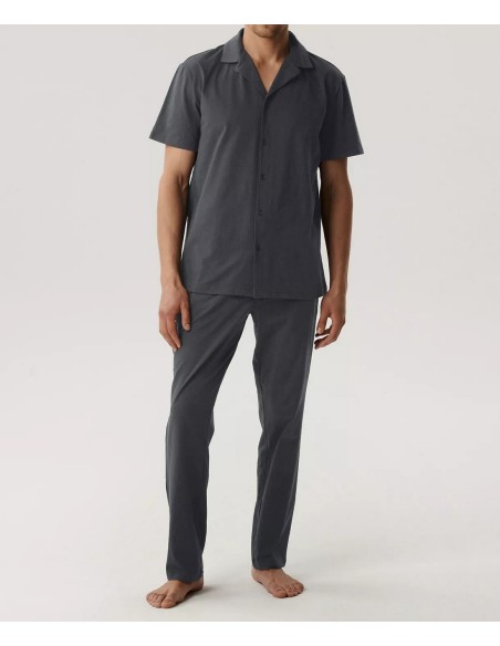 Piżama bnmp-002 kr/r s-2xl męska rozpinana Atlantic