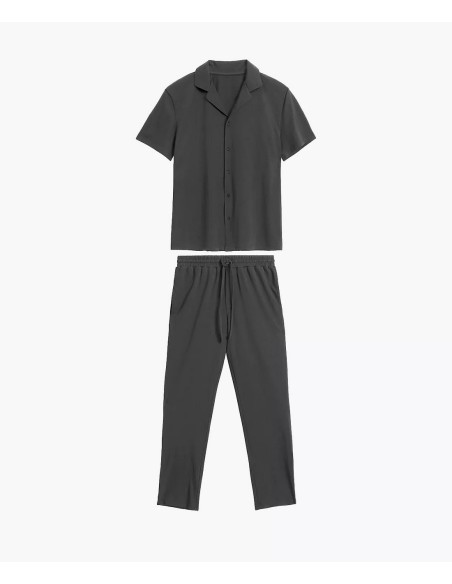 Piżama bnmp-002 kr/r s-2xl męska rozpinana Atlantic