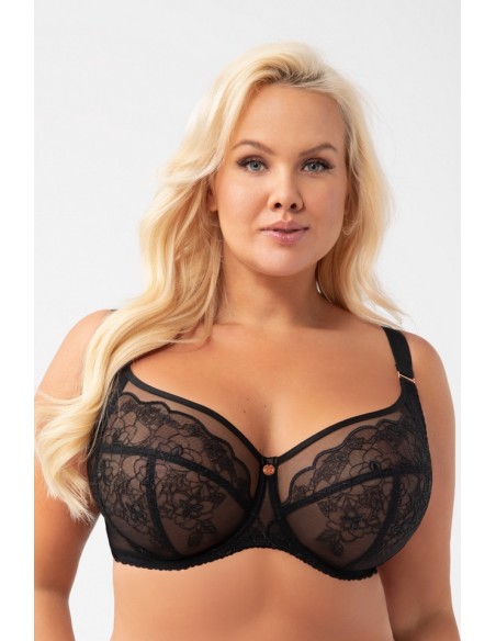 Gorsenia K930 Adore lacy soft bra black 
