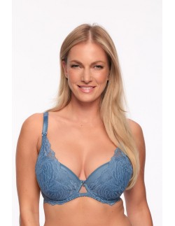 Biustonosz push up abigail 1226 niebieski Gaia