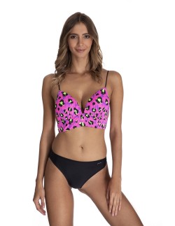 Two-piece swimsuit wzorzysty bra with trójkątnymi misami...