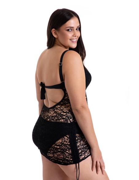 Perforated tankini with siatki padded miski and odpinane straps, classic briefs Primo