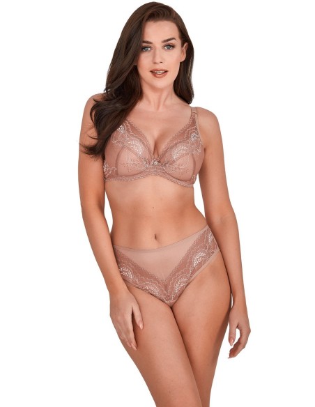 Biustonosz push-up bs 1183 irene mokka Gaia