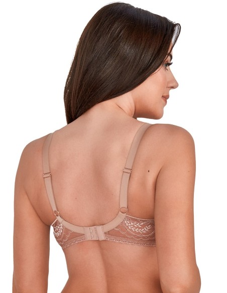 Biustonosz push-up bs 1183 irene mokka Gaia