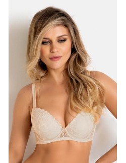 Biustonosz pati push up 19238 beige Mediolano