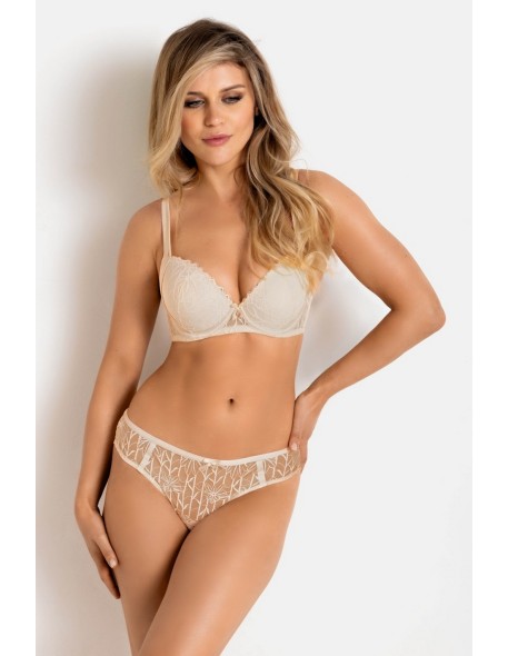 Biustonosz pati push up 19238 beige Mediolano