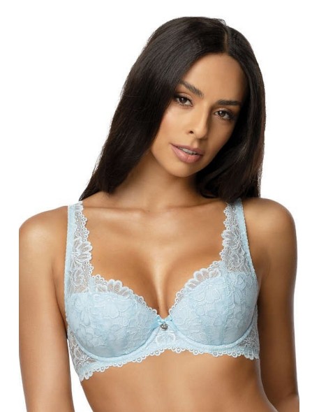 Bra full cup m-053/22 carmela błękit Mat