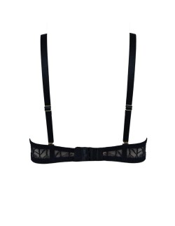 Biustonosz gabi push up 19240 black Mediolano