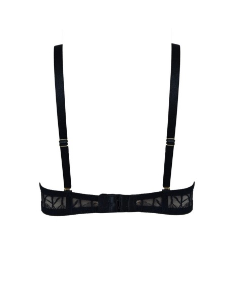 Biustonosz gabi push up 19240 black Mediolano