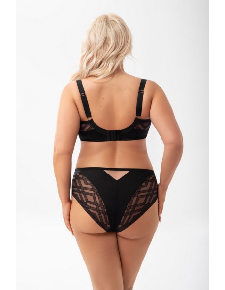 Black bra with fiszbinami Estelle Gorsenia K897