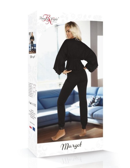 Pajamas women's black Margot Beauty Night Fashion