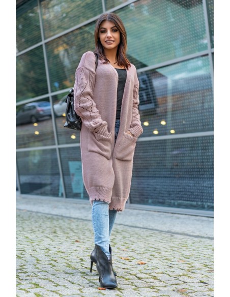 Kardigan Jacket Marynarka Delaina Dusty Rose, Merribel