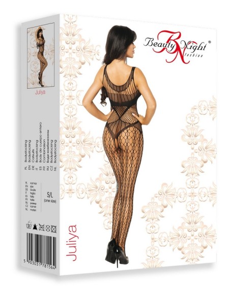 Bodystocking czarne Juliya Beauty Night Fashion