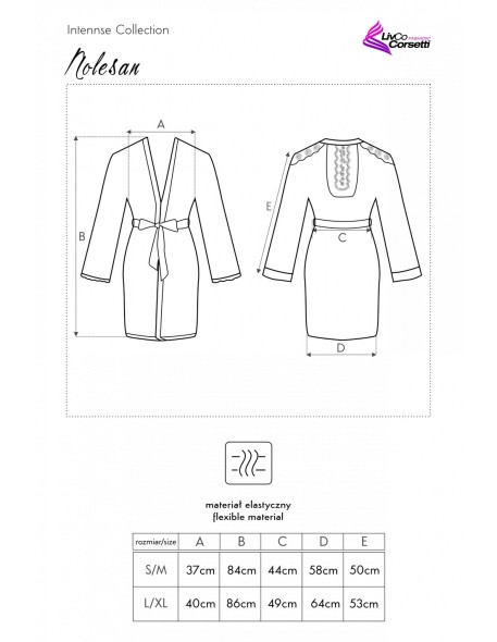 Bathrobe Nolesan Intennse Collection, Livia...