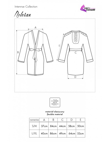 Szlafrok Nolesan Intennse Collection, Livia Corsetti