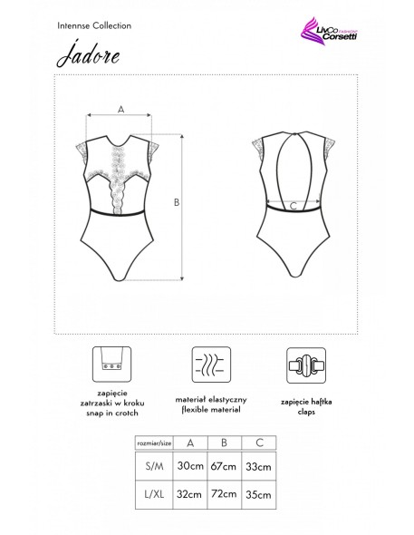 Body Jadore Intennse Collection, Livia Corsetti