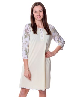 Koszula nocna z wiskozy Mewa Botanica  2