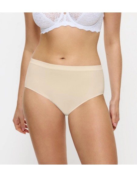 High-waisted panties Triumph Sense Of Modal Midi creamy dream