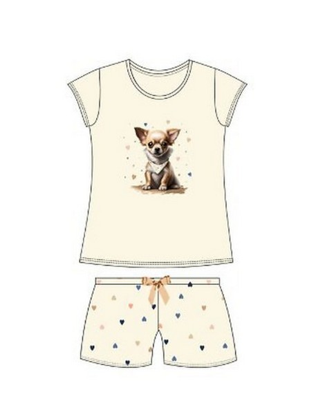 Piżama girl kids kr 787/108 chihuahua Cornette