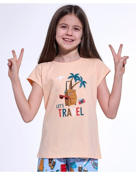 Piżama girl kids kr 787/110 travel 2 Cornette