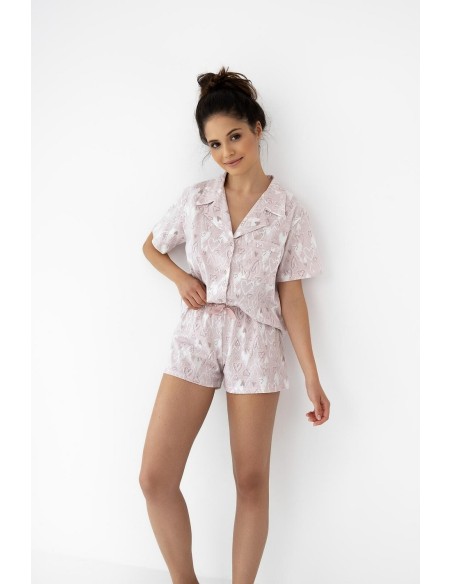 Piżama agatha kr/r s-xl rozpinana Sensis