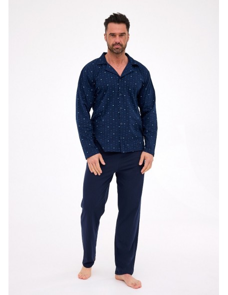 Pajamas 114/80 dł/r s-2xl men's rozpinana Cornette