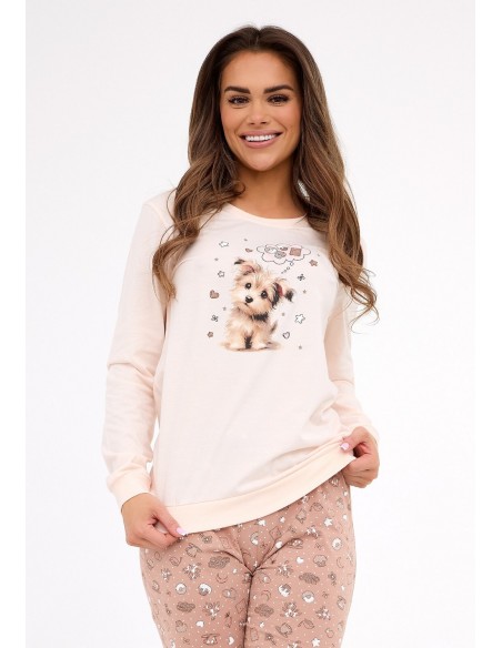 Pajamas 671/431 sweet dog dł/r s-2xl women's Cornette