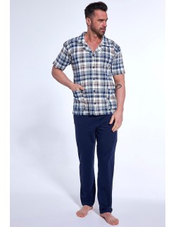 Pajamas 318/54 kr/r m-2xl men's rozpinana Cornette