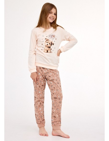 Pajamas girl young dr 592/193 sweet dog Cornette