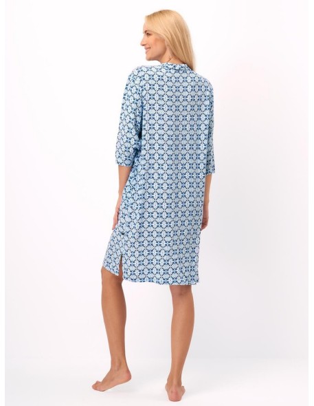 Koszula lnd 721 b25 wiskoza 3/4 s-xl rozpinana Key