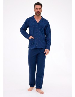 Pajamas 114/79 dł/r s-2xl men's rozpinana Cornette