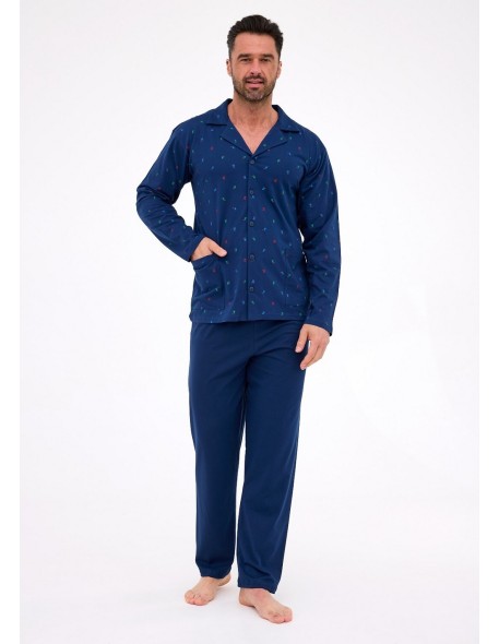 Pajamas 114/79 dł/r s-2xl men's rozpinana Cornette
