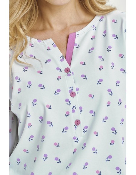 3446 pajamas women's long yolanda m-xl Taro