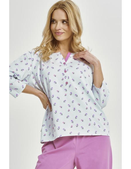 3446 pajamas women's long yolanda m-xl Taro