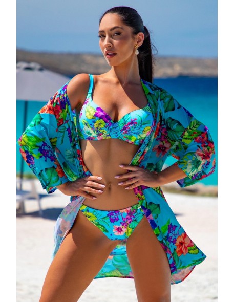 Majtki kąpielowe figi wiązane po bokach...