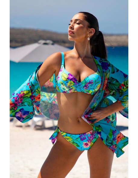 Majtki kąpielowe figi wiązane po bokach...