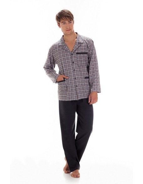 Pajamas 114 dł/r 3xl-5xl men's rozpinana Cornette