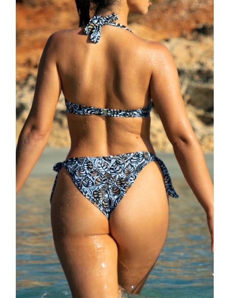 Majtki kąpielowe figi wiązane po bokach kolekcja mix&match Primo