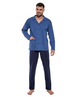 Pajamas 114/66 dł/r s-2xl men's rozpinana Cornette