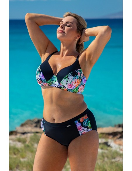 Dwuczęściowy kostium kąpielowy wyszczuplający z wysokim stanem Primo