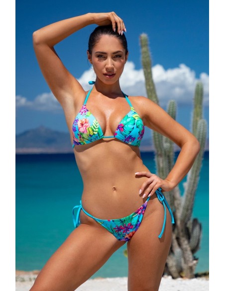 Majtki kąpielowe figi wiązane po bokach sznureczkami kolekcja mix&match Primo