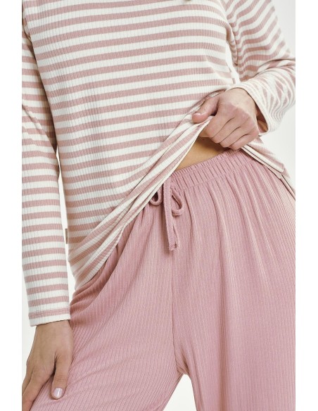 3428 pajamas women's long alessandra s-xl Taro