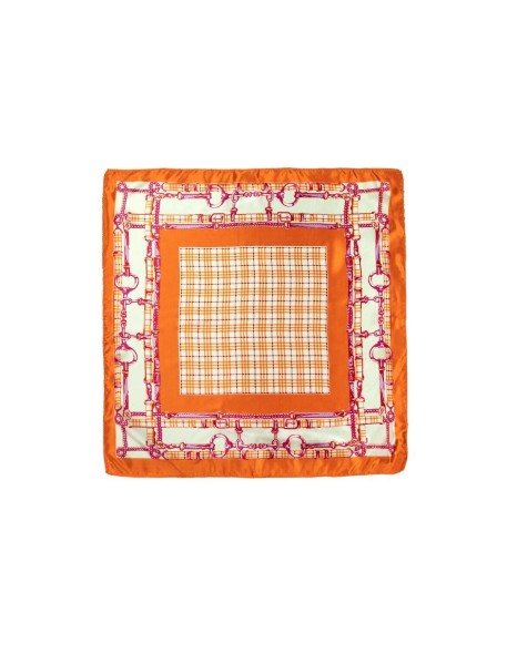 Apaszka satin plaid chain 20960 Art Of Polo