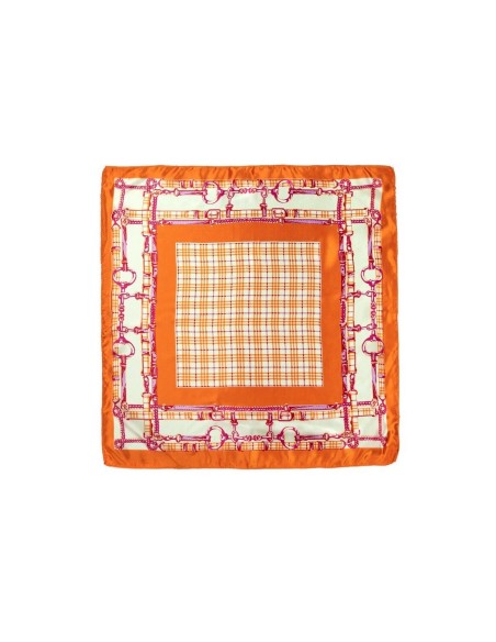 Apaszka satin plaid chain 20960 Art Of Polo